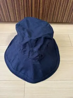 コットン バケットハット　帽子　ハット　ネイビー