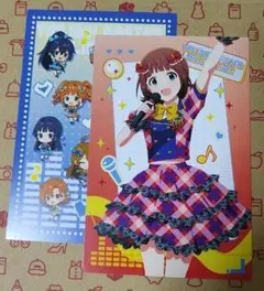 天海春香、ちびキャラ ポストカード 購入特典 カラオケBanBan