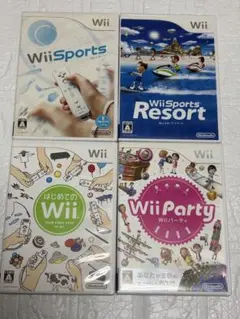 ② ⭐️24時間以内発送⭐️Wiiソフトまとめ売り　4本セット　スポーツ　パーティ