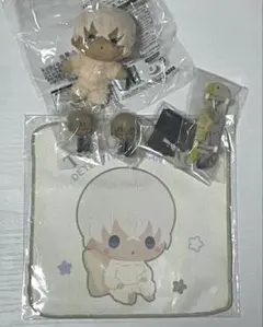 名探偵コナン セガラッキーくじ 安室透 ぬいぐるみマスコット ハンドタオル
