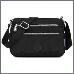新品✨ NANJUN ショルダーバッグ レジャーバッグ ナイロン 撥水 ブラック