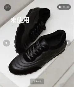 VOLUME INSOLE RACING FLAT SHOES ブラック