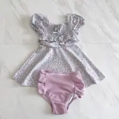 女の子　セパレート　水着　120