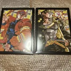 ジョジョの奇妙な冒険　額付きポスター　3部　承太郎　ディオ　ドドドド　2枚セット