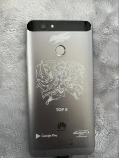 携帯本体 Huawei モンスト龍馬プリント スマートフォン