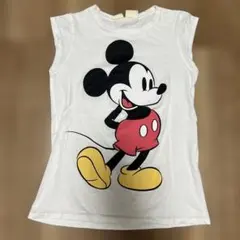 ②ZARA kidsミッキーマウス ノースリーブタンクトップ110120