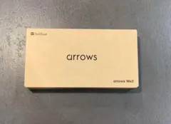 【本日限定価格】 arrows We2 新品未使用品