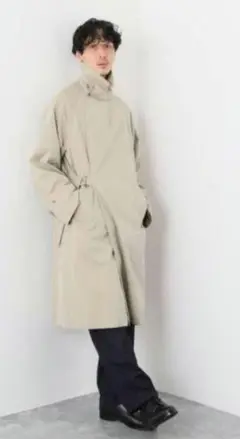 COMOLI(コモリ) ウォッシュド タイロッケンコート 21AW