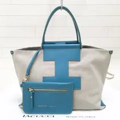 ☆美品・保存袋付☆イアクッチ IACUCCI ソルベット キャンバストート
