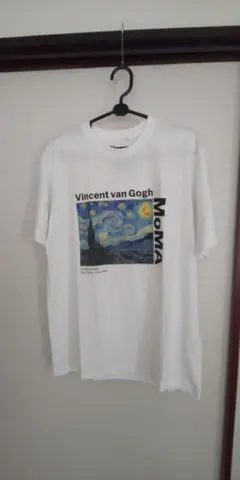 ゴッホ 半袖 Tシャツ 星月夜 ユニクロ メンズＳ レディースM