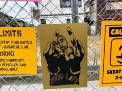2パック　2pac ヒップホップ　ラッパー　US　LA　看板