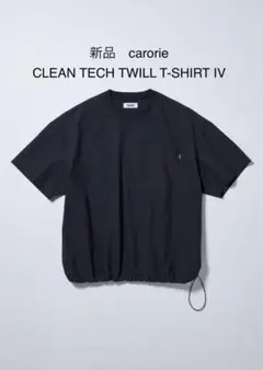 トップス CARORIE CLEAN TECH TWILL T-SHIRT II XL 数量限定 6/5(木)19:00-発売】CLEAN TECH TWILL T-SHIRT WHITE