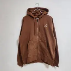 AIR JORDAN NIKE パーカー ブラウン XL 厚手 カジュアル 秋冬