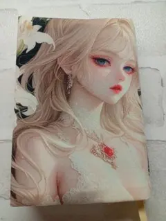 ブックカバー　白百合⑤