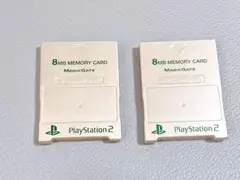 PlayStation 2 メモリーカード 8MB MagicGate ２枚