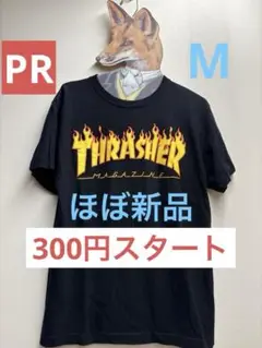 美品THRASHER スラッシャー ロゴ 半袖 Tシャツ
