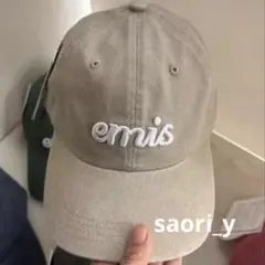 emis エミス ベースボールキャップ ベージュ
