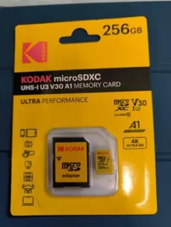 KODAK microSDXC 256GB UHS-I U3 V30 A1