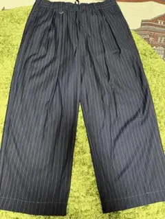 WETTEMPT 2タックストライプスラックス ネイビー