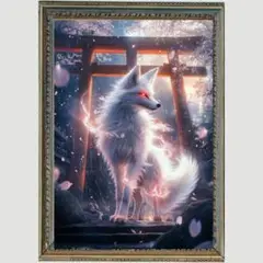 Ｐ1194 神聖なる狐　ヒーリングアート