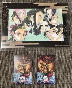 鬼滅の刃 無限城編 入場者特典 アートスタンド1枚&使用済みムビチケ2枚