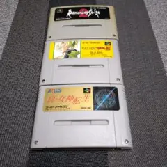 動作確認済　3本まとめ売り　スーパーファミコン　ソフトのみ