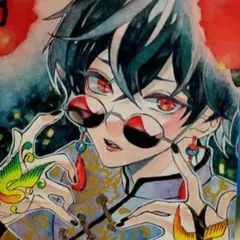 オリジナルイラスト　手描きイラスト　創作イラスト　アナログイラスト