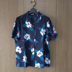 【美品　インポート古着】半袖柄シャツ