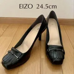 試着のみ！EIZO 黒のパンプス　24.5cm