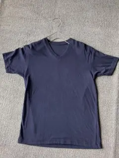 ネイビー Vネック 半袖Tシャツ