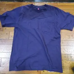 Hanes BEEFY-T ポケット パープル