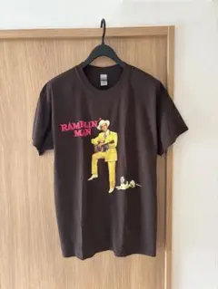 RAMBLIN' MAN プリント Tシャツ ブラウン
