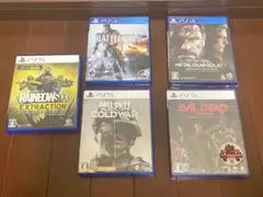 PS4/PS5 ゲームセット（5本）
