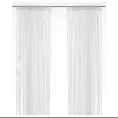 【美品】IKEA LILL レースカーテン 2枚組