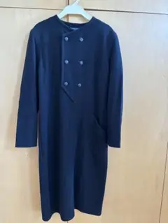 ネイビー ダブルボタン ワンピース サイズ42