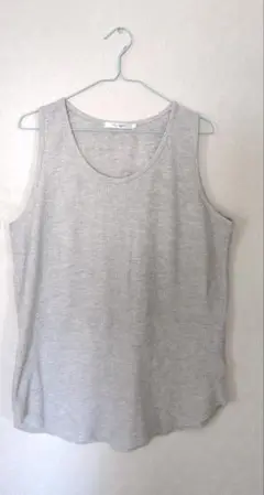【メンズ】グレー タンクトップ LL 極美品