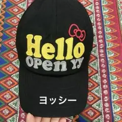 OPEN YY Hello Kitty リボン付きキャップ