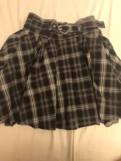 チェック柄プリーツスカート
