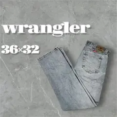 wrangler ラングラーワイドブルージーンズ36×32 メキシコ製 A27