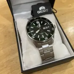 ORIENT MAKO 自動巻き グリーンダイアル 腕時計　値下げ可能です！