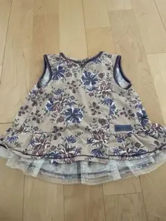 ズッパディズッカ　花柄 ノースリーブタンクトップ