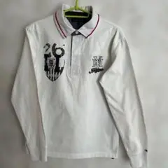 【TOMMY HILFIGER 】長袖 ラガーシャツ　綿100% Mサイズ