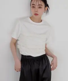 LIAN フリルチュールビスチェＴシャツ