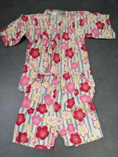 甚平 花柄 120cm