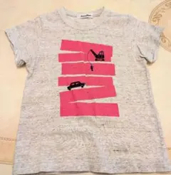 familiar 車と重機プリント Tシャツ 110