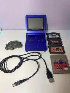 ゲームボーイアドバンス SP 青　本体　まとめ売り　ロックマン　カービーテトリス