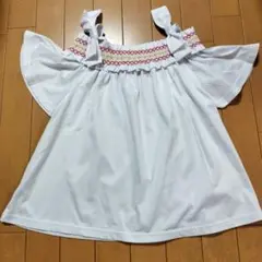 【美品】a.v.v オフショルダー ホワイト トップス