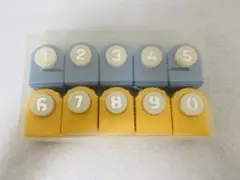 クラフトパンチ 数字 ケース付き