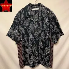 【HOUSE OF BLUES】半袖シャツ オープンカラーシャツ 総柄シャツ M