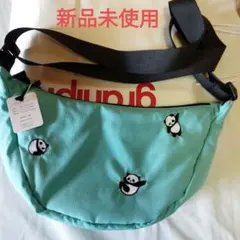 新品　グラニフ　ミニショルダーバッグ　ローリングパンダズ
